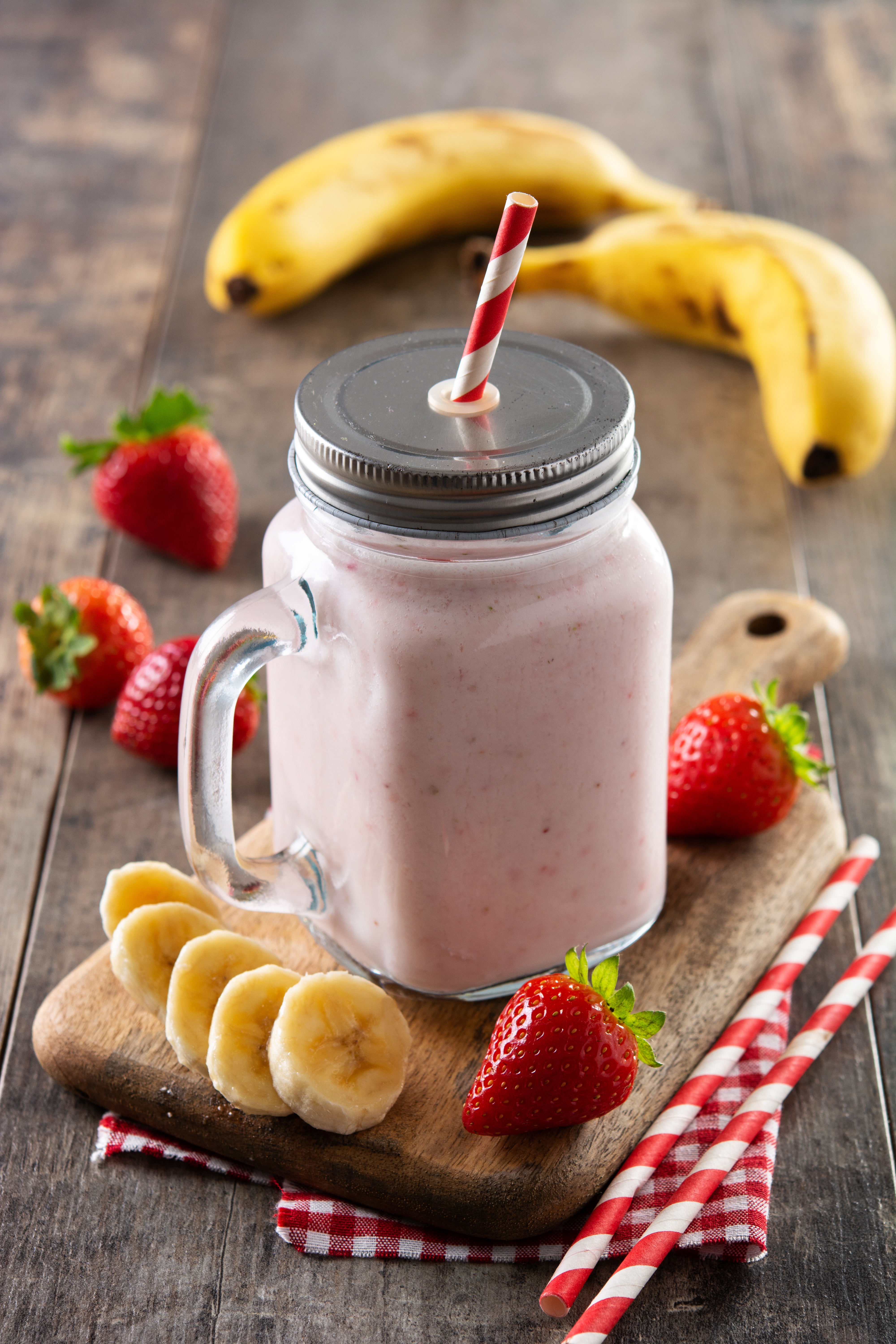 Strawberry Bannana Smoothie Image